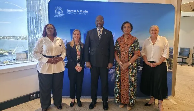 Angola foi o 103.° parceiro comercial de Western Austrália em 2025