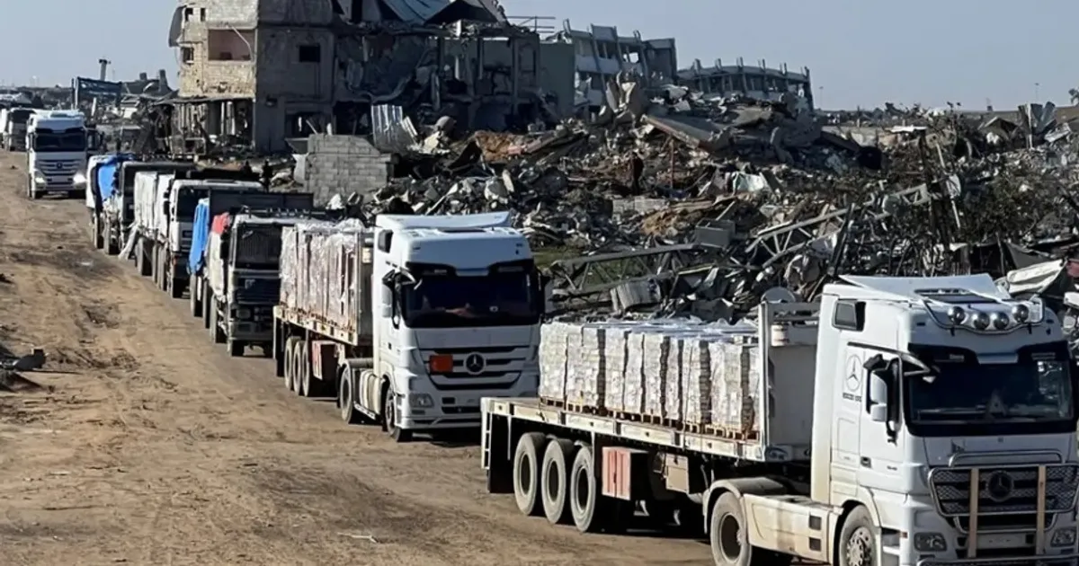 Egipto intensifica ajuda a Gaza com 82º comboio humanitário