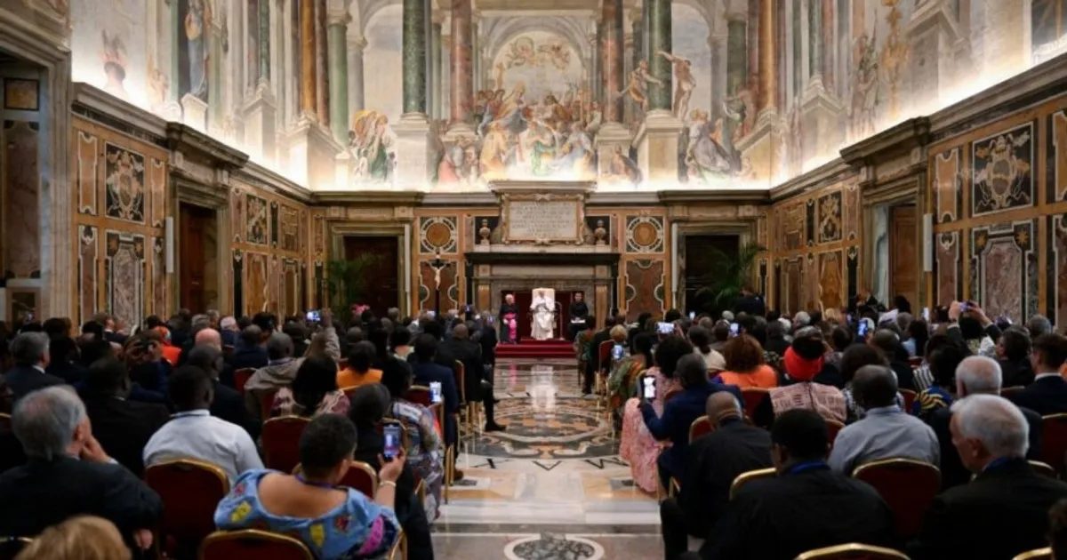 Papa Leão XVI recebe em audiência peregrinos congoleses