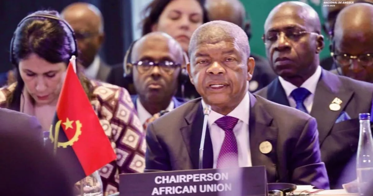 Presidente João Lourenço defende presença africana nos processos de decisão global
