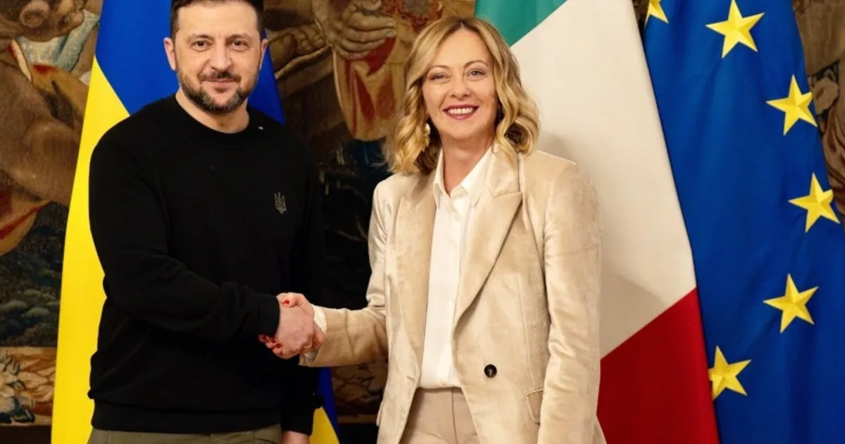 Primeira-ministra italiana reúne-se com Zelensky terça-feira na Itália