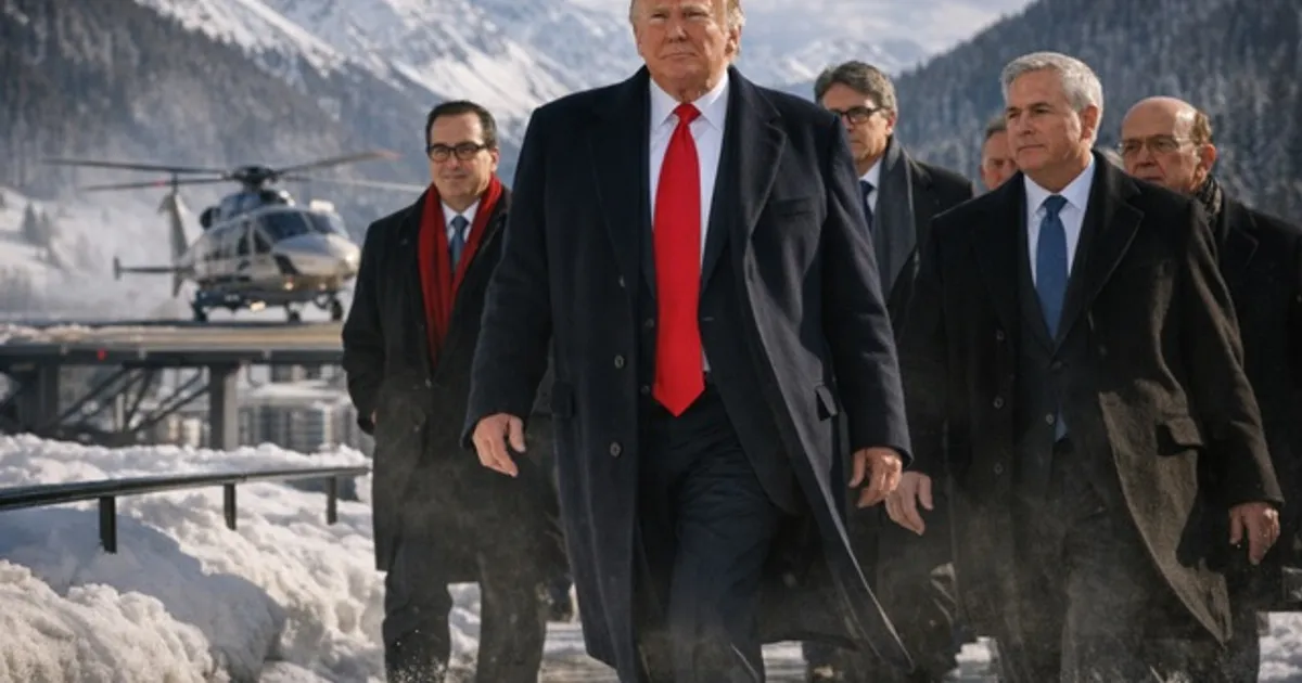 Trump regressa a Davos com a maior delegação de sempre dos EUA