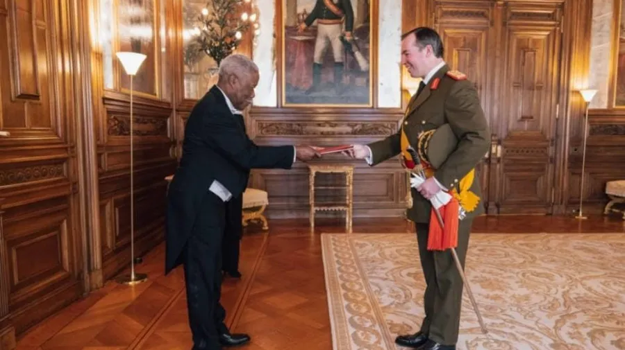 Embaixador Edgar Martins apresentou cartas credenciais ao Presidente do Grão-Ducado de Luxemburgo