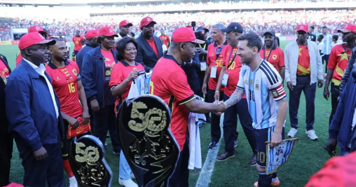 Futebol: Argentina vence Angola no amistoso pelos 50 anos da independência