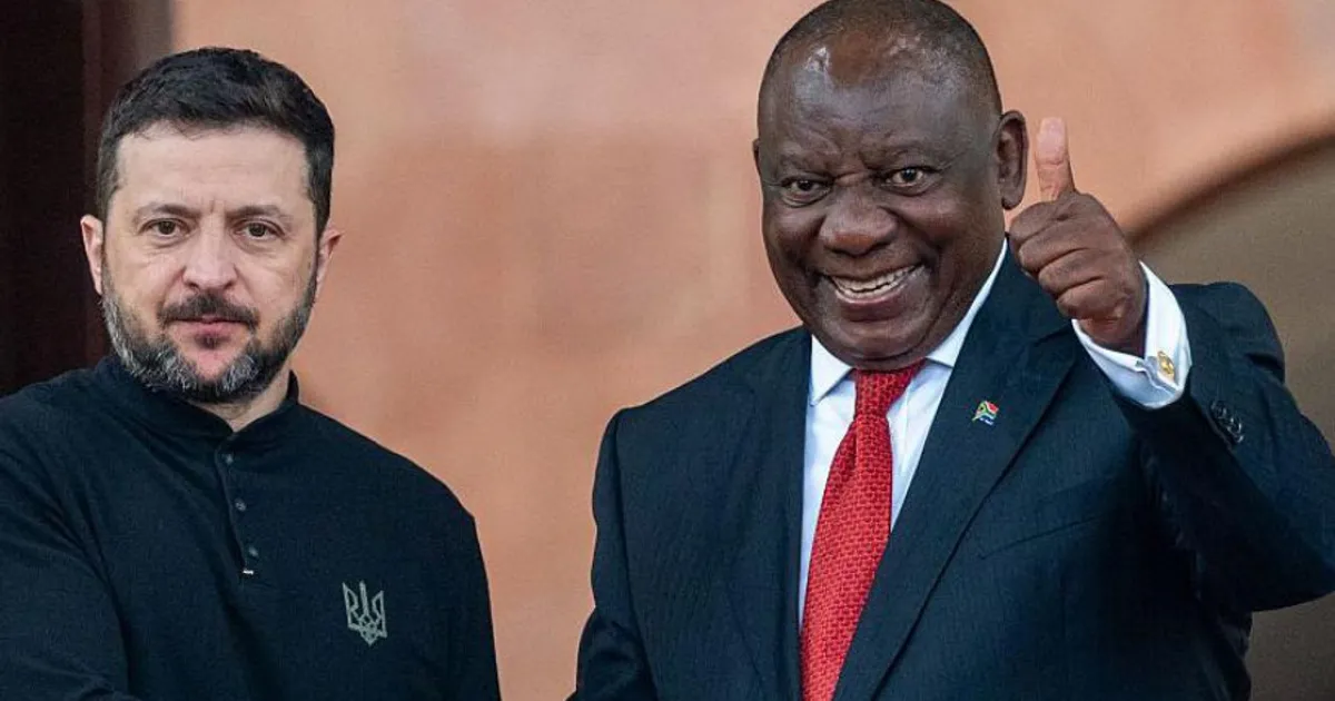 Ucrânia enaltece África do Sul pelo apoio à paz