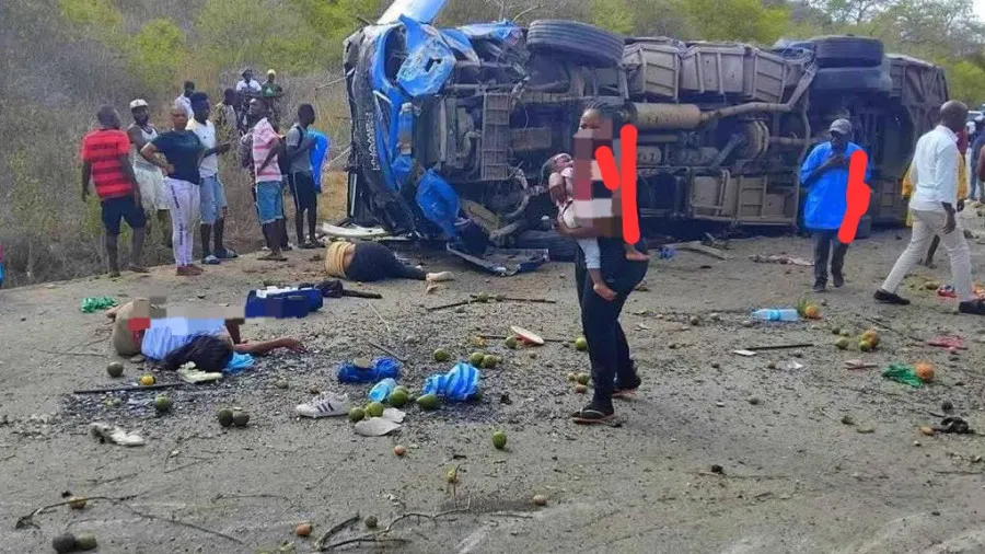 Capotamento em Benguela mata três