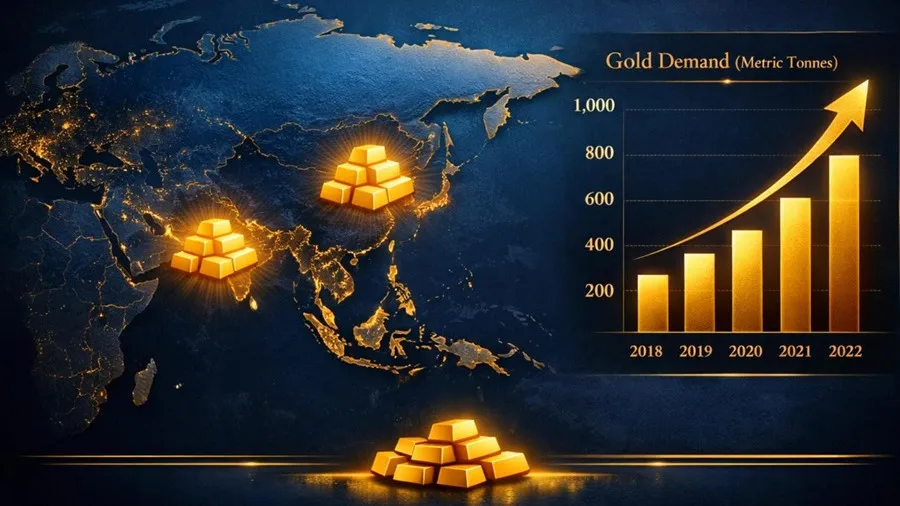 Compra de ouro pela China acelera durante Agosto