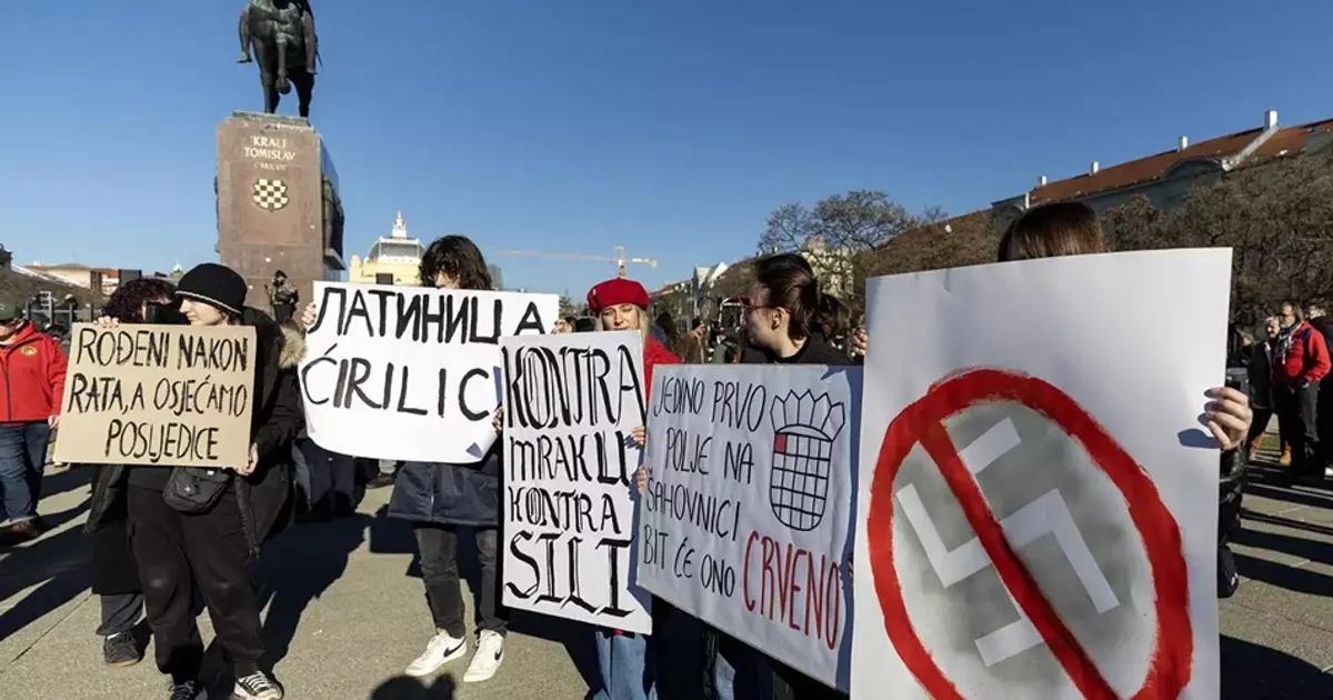 Croatas marcham contra fascismo e revisionismo histórico pró-nazi