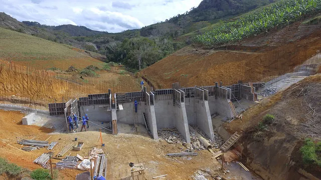 Construção da futura barragem do Bero a 24 por cento de execução física