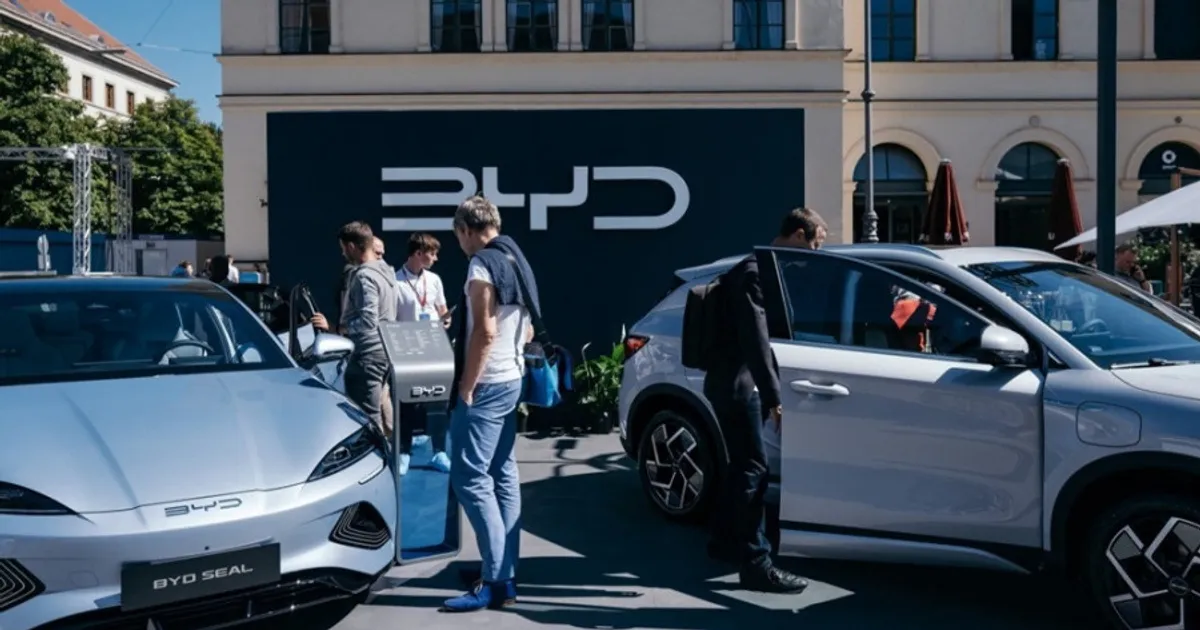 BYD chinesa tornou-se a marca de carros elétricos mais vendida na Europa