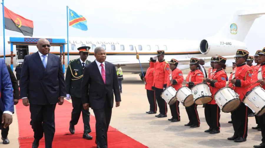 Presidente João Lourenço já está em Kinshasa