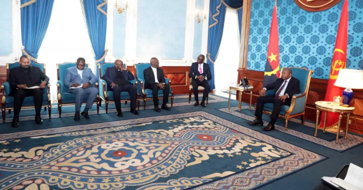 Presidente da República recebe delegação de bispos da RDC