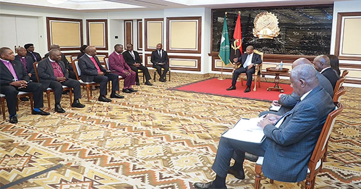 Presidente João Lourenço recebe bispos metodistas africanos