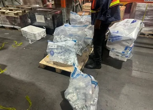 Cerca de 100 Kg de cocaína apreendidos no Aeroporto de Joanesburgo