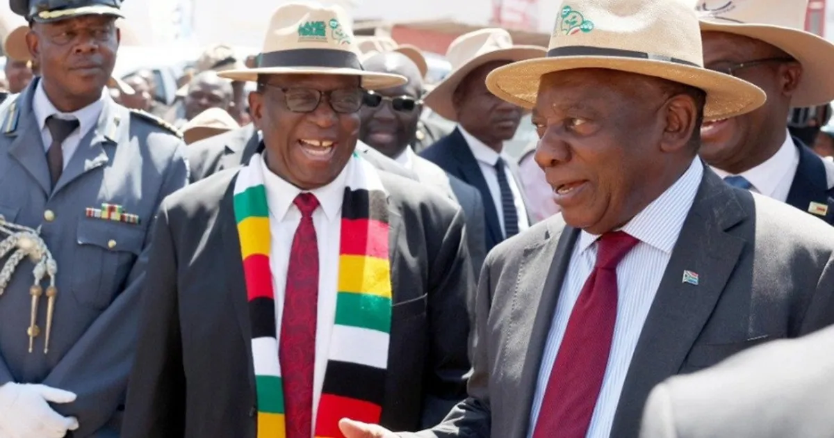 Presidente sul-africano chega ao Zimbabwe para visita de trabalho