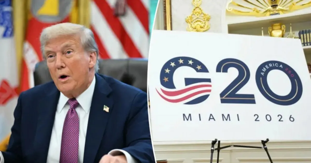 EUA removem referências à África do Sul do site do G20