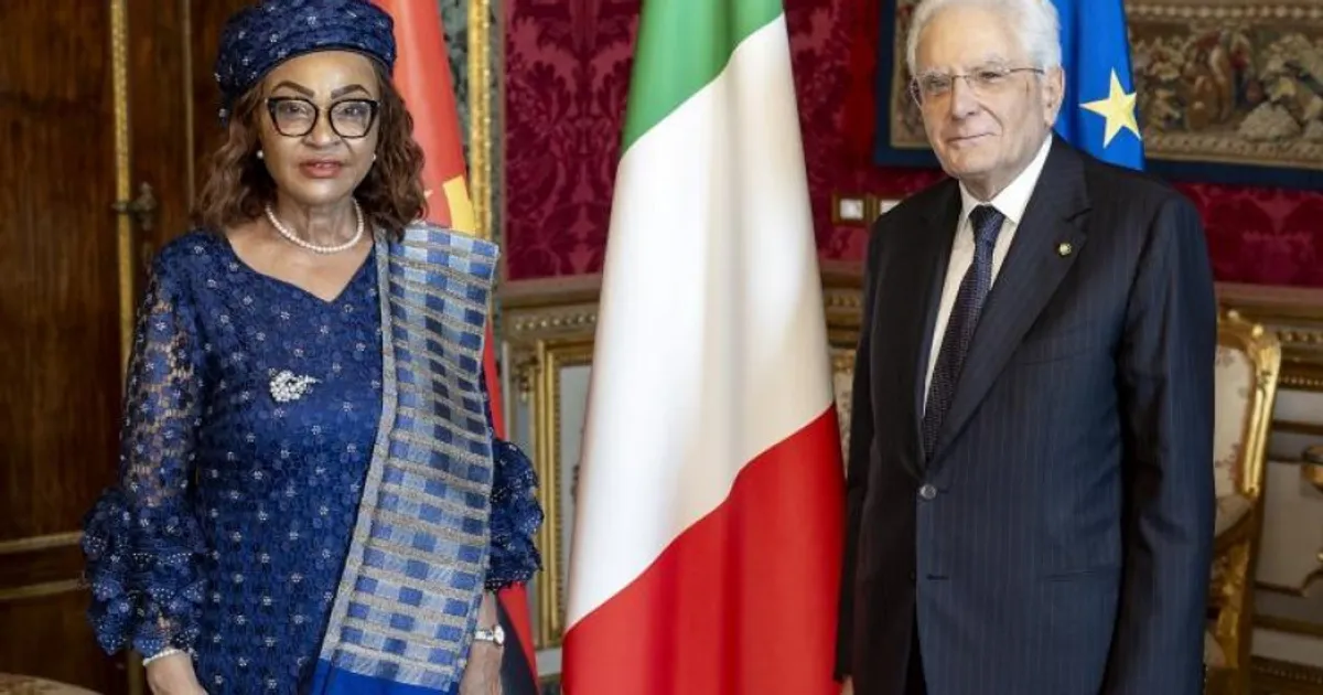 Embaixadora Josefa Sacko apresenta cartas credenciais em Roma