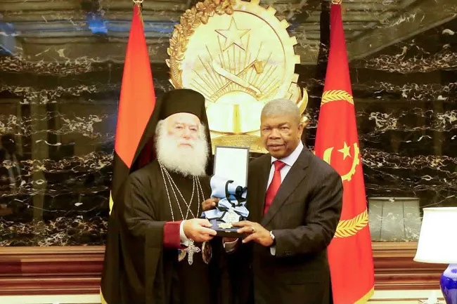 João Lourenço recebe Patriarca Teodoro II em Luanda e líder ortodoxo promete apoio a crianças vulneráveis