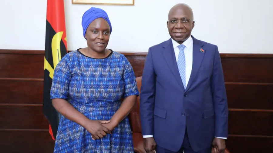 Teté António recebe Cartas Credenciais da Coordenadora Residente das Nações Unidas em Angola