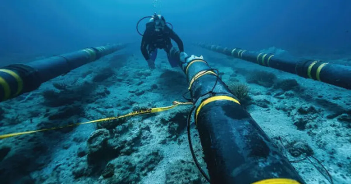 Polícia finlandesa apreende navio suspeito de sabotar o cabo submarino no Báltico