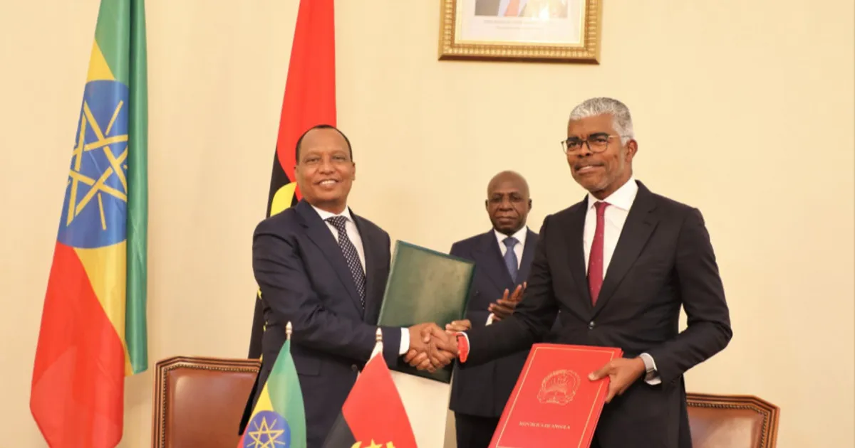 Angola e Etiópia assinam acordo sobre serviços aéreos