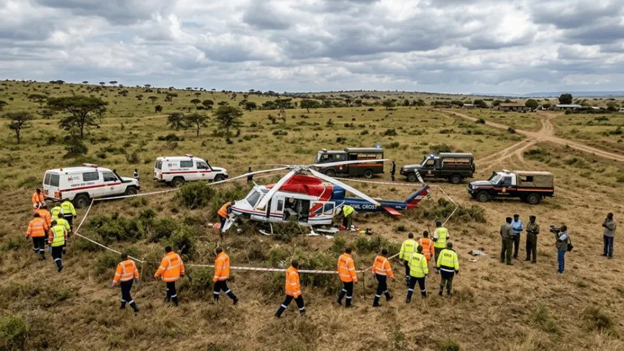 Acidente de helicóptero mata sete pessoas durante viagem turística