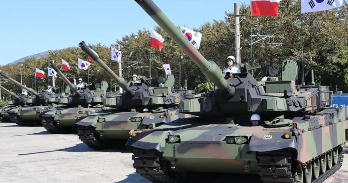 Coreia do Sul conclui negociações para venda de tanques de guerra à Polónia