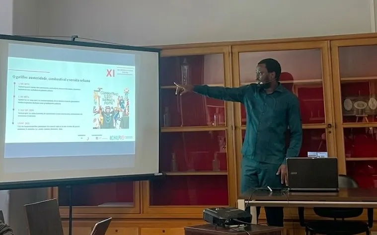 Em Coimbra, activista Hitler Samussuku denuncia “fortalecimento do Estado autoritário” em Angola