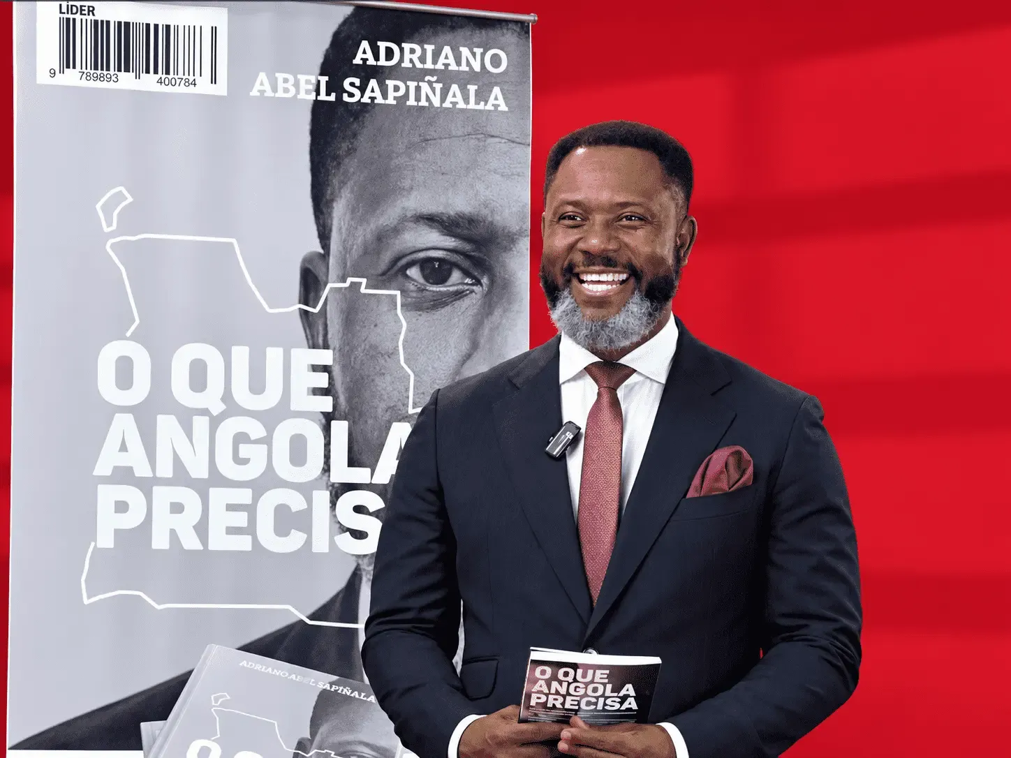 Adriano Sapiñala anuncia lançamento do livro “O Que Angola Precisa” em Outubro