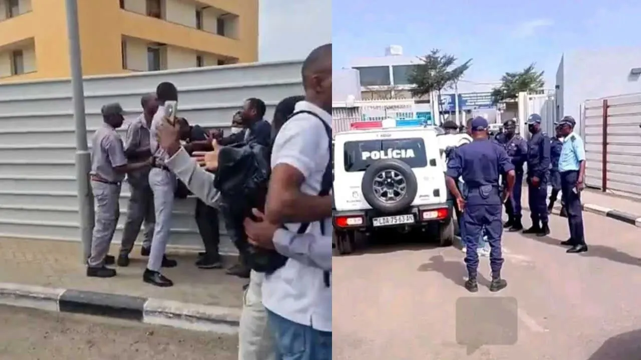 Activistas e três jornalistas seguem para julgamento sumário no Tribunal Dona Ana Joaquina, em Luanda