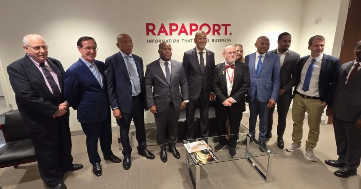 Diamantino Azevedo reúne-se com presidente da Rapaport Group em Nova Iorque
