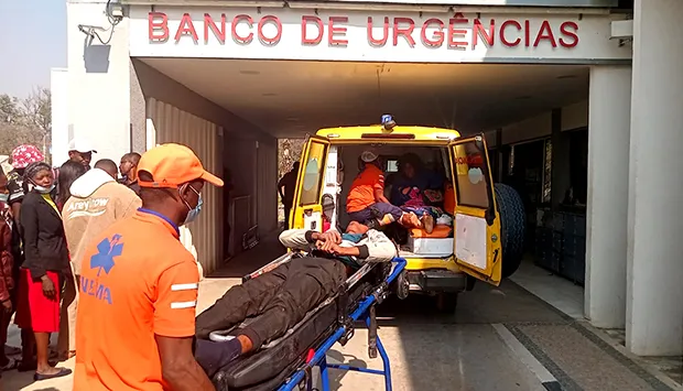 Vítimas de acidente na Huíla recebem assistência médica