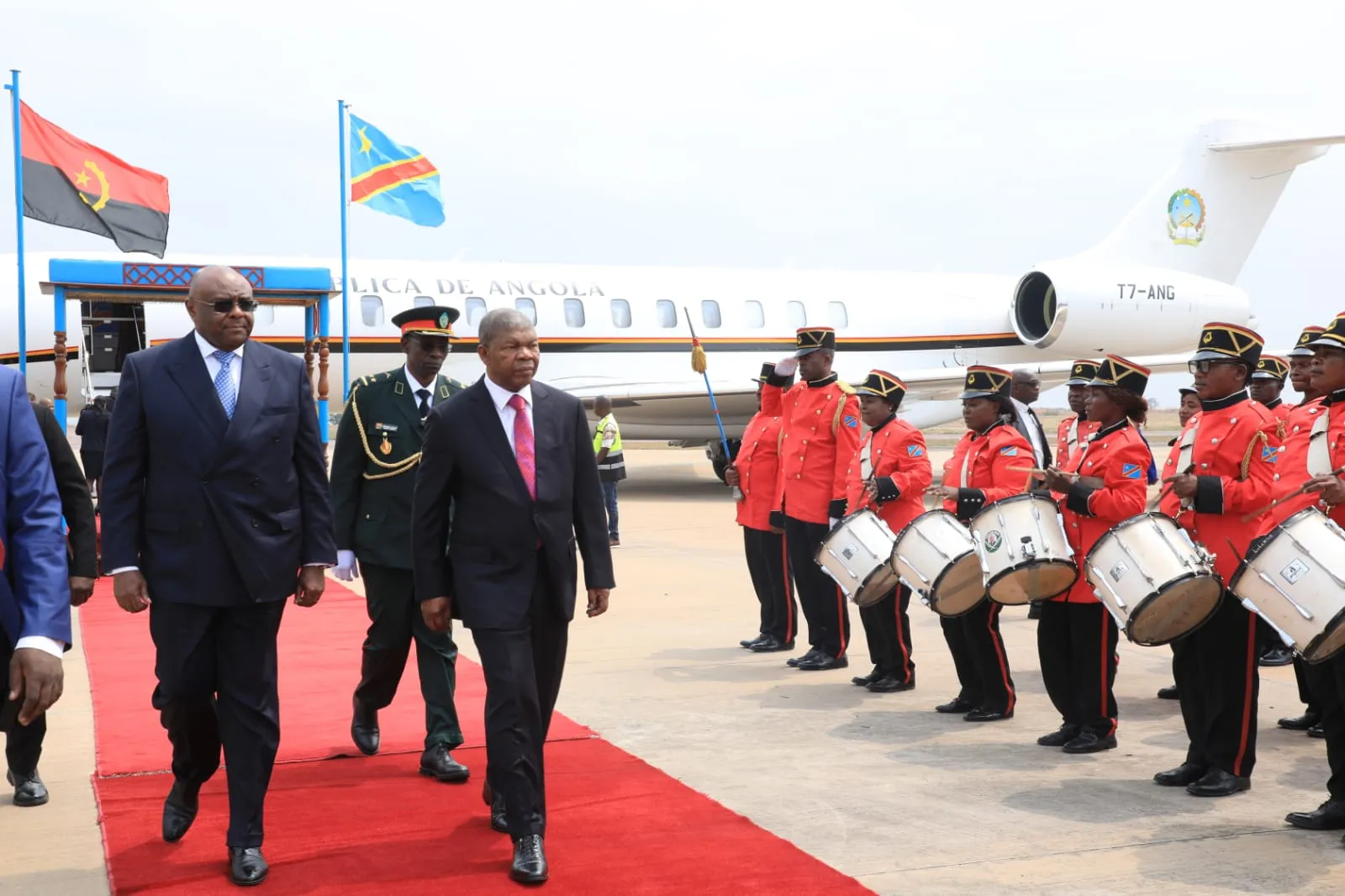 Presidente João Lourenço já está em Kinshasa