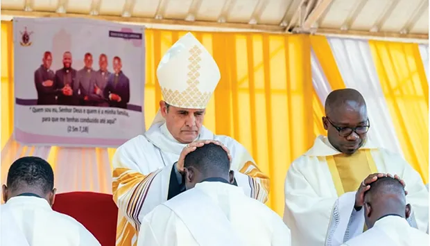 Diocese de Luena tem cinco novos sacerdotes
