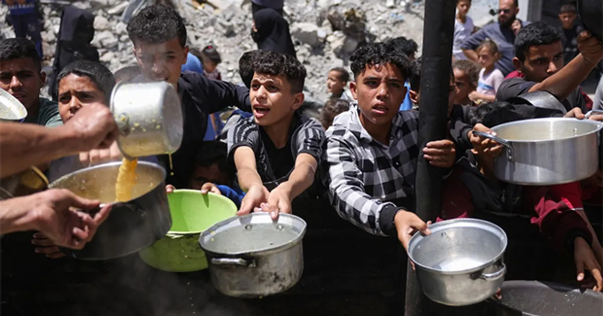 ONU classifica Gaza como lugar mais faminto do mundo