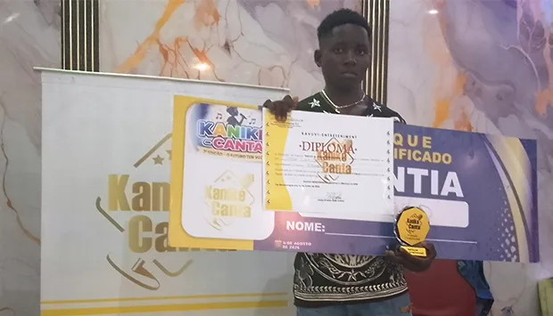 José Cativa vence concurso de música infantil no Cubango