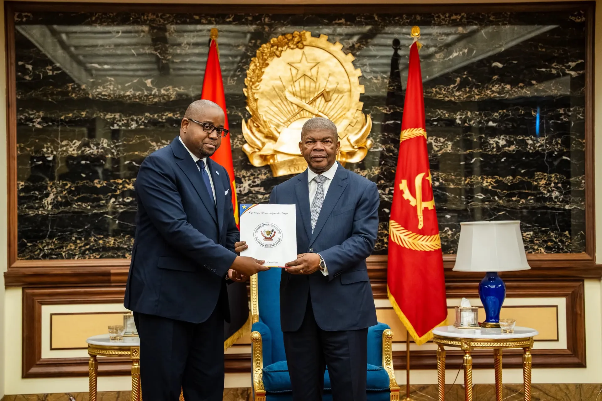 Presidente João Lourenço recebe enviado especial de Félix Tchisekedi