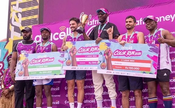 Africell Color Run leva mais de três mil pessoas às ruas de Luanda