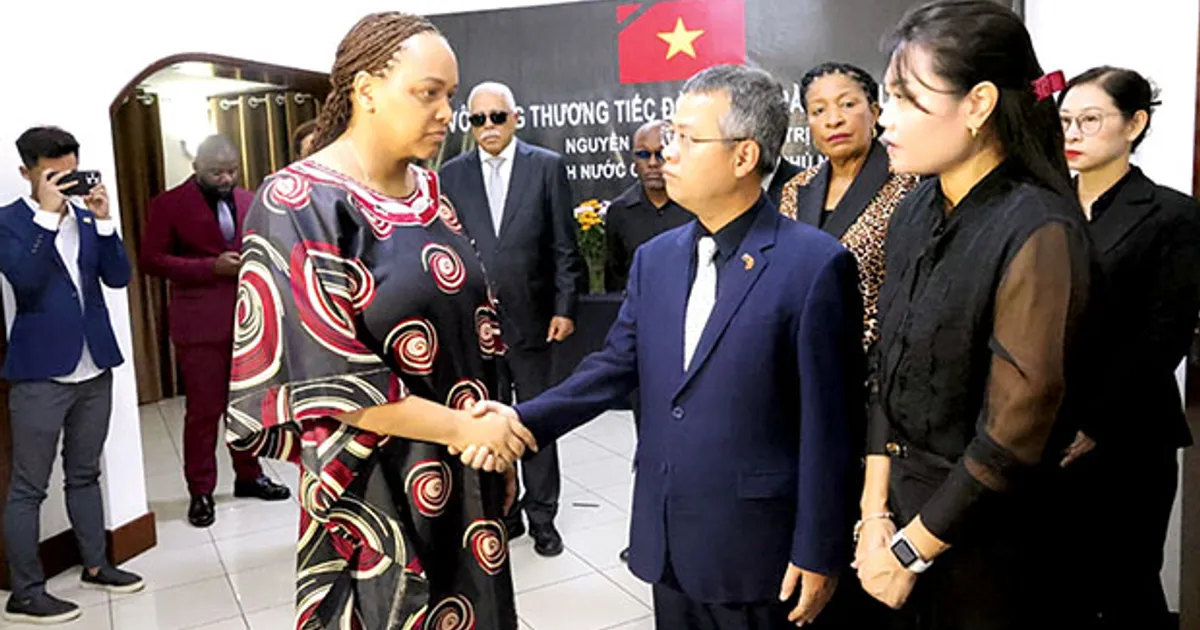 Vice-presidente do MPLA rende homenagem ao ex-Chefe de Estado vietnamita