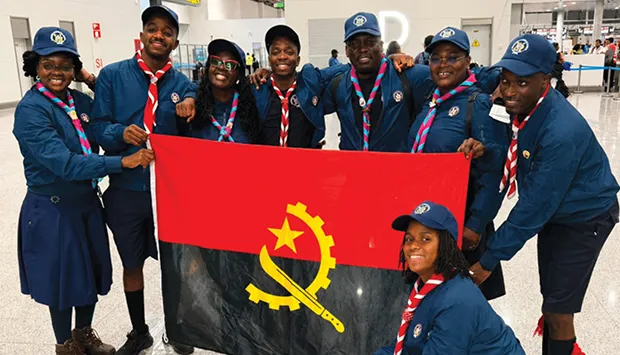 Escuteiros de Angola participam pela primeira vez no Rover Moot
