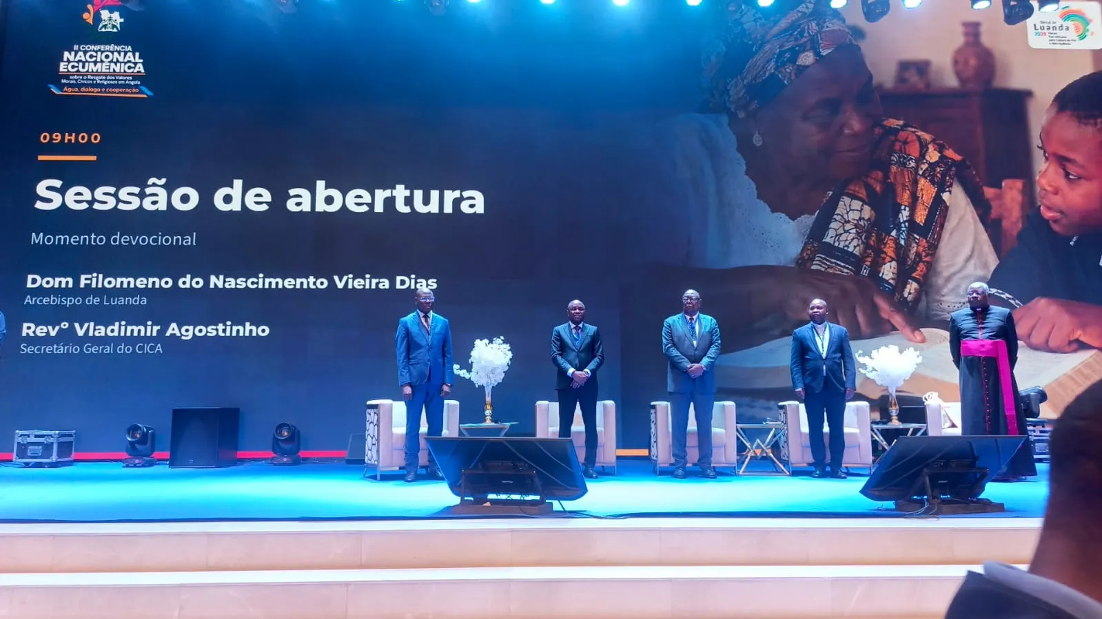 Conferência ecuménica em Luanda discute cultura de paz, valores morais e lei das confissões religiosas antes da Bienal de 22 e 23 de Outubro