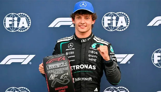 Antonelli assegura pole position na Bélgica