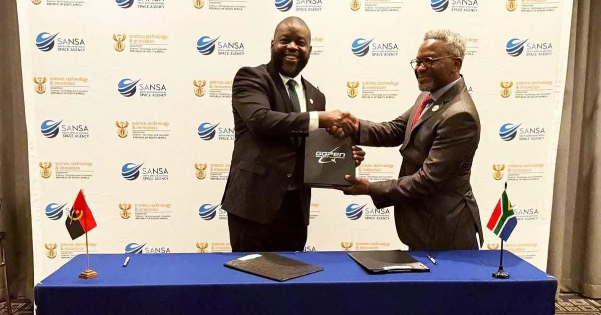 GGPEN e Agência Espacial Sul-Africana assinam acordo para reforço da cooperação bilateral