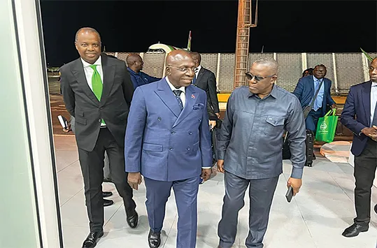 Téte António na investidura do Presidente reeleito de São Tomé e Príncipe