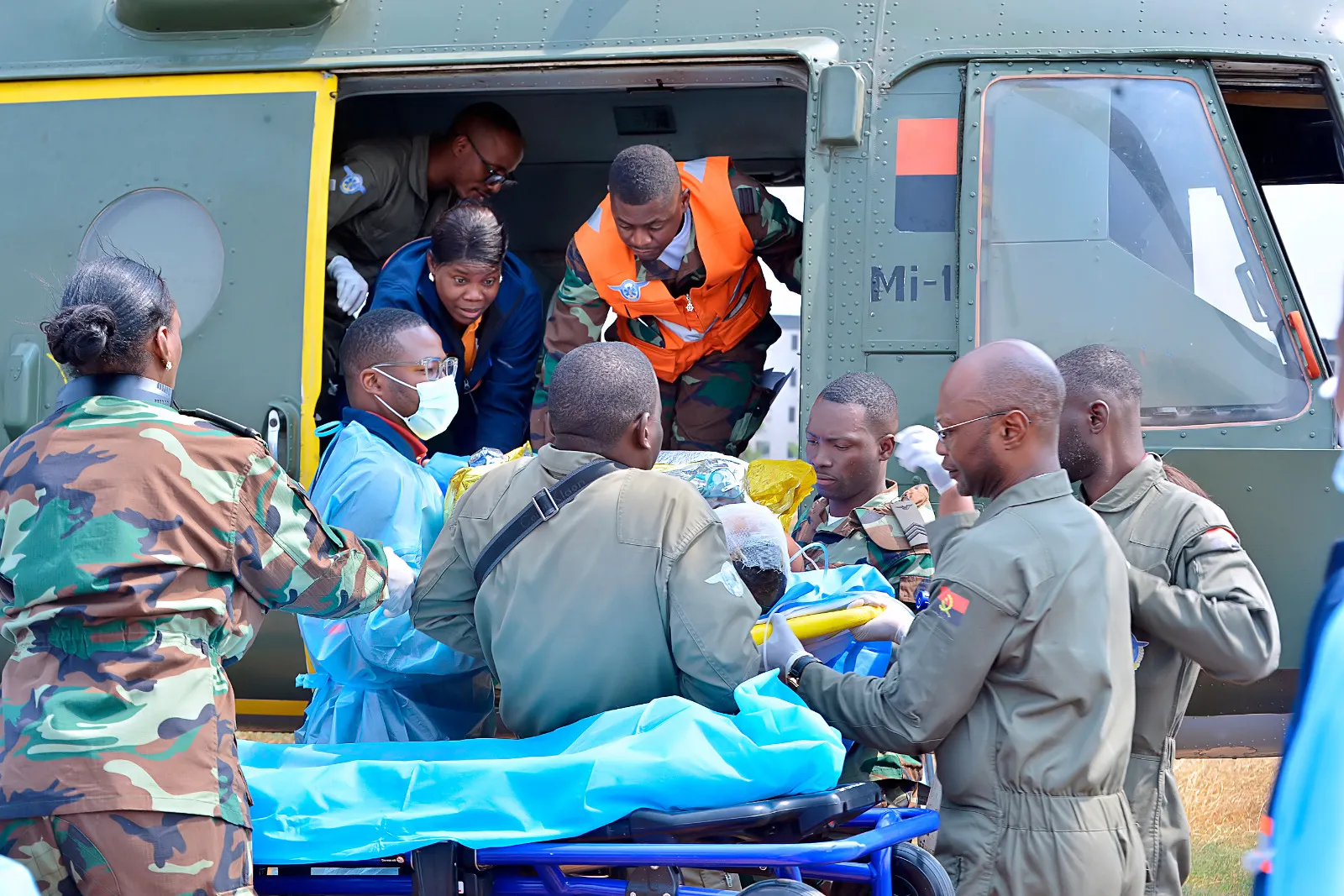 Feridos graves do acidente no Cuanza-Sul transferidos via aérea para Hospital dos Queimados