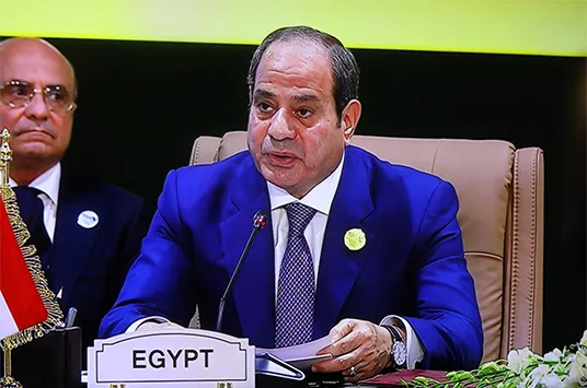 Abdel Fattah El-Sisi propõe mais conexões entre empresas africanas