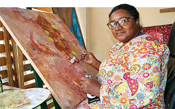Exposição de Ira Cordeiro marca abertura da Galeria Villa Criativa