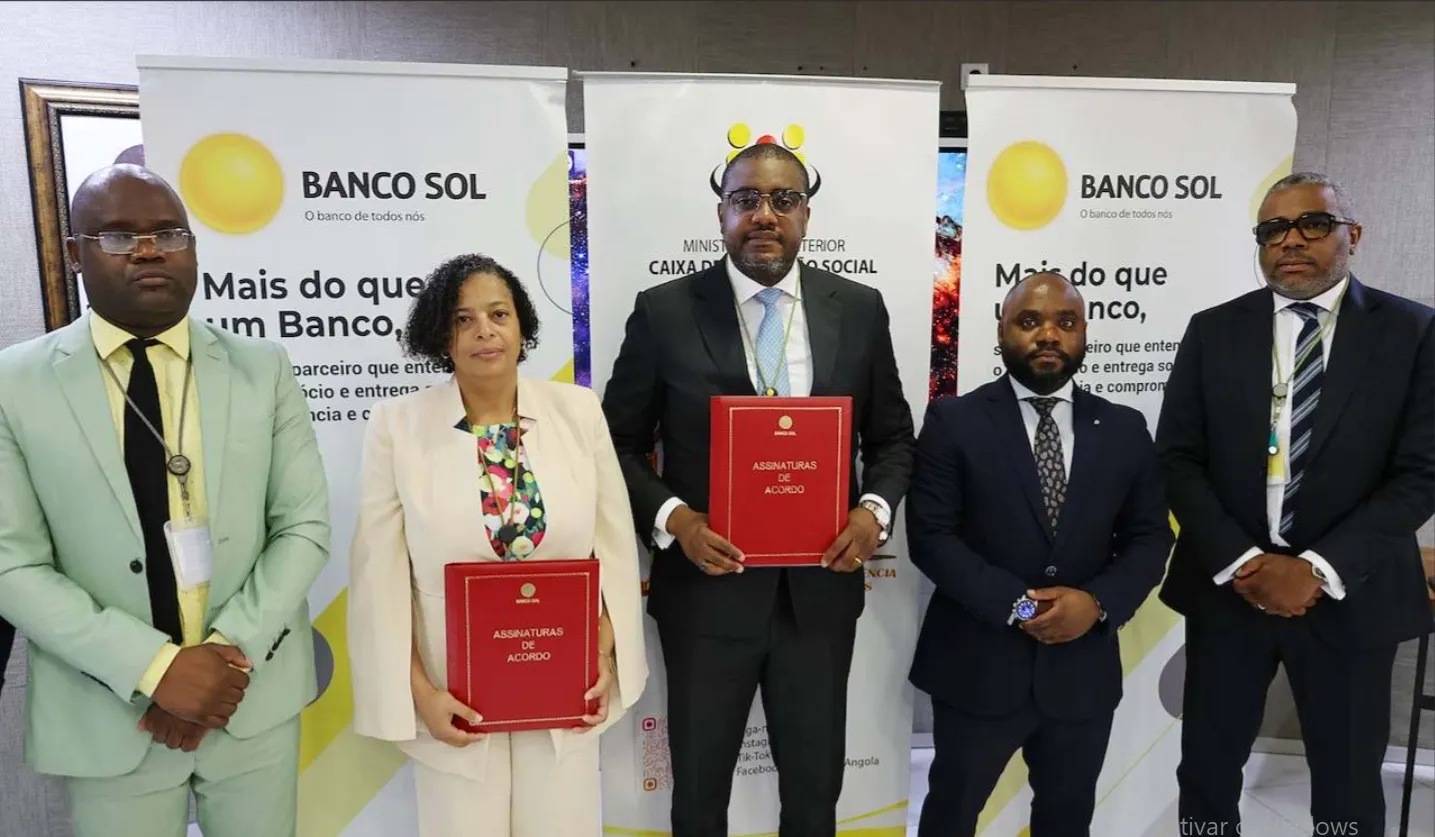 Caixa de Protecção Social do MININT e Banco Sol assinam protocolo para facilitar crédito a segurados, reformados e pensionistas