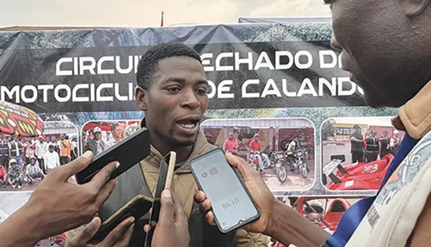António Manuel vence prova de motociclismo em Kalandula