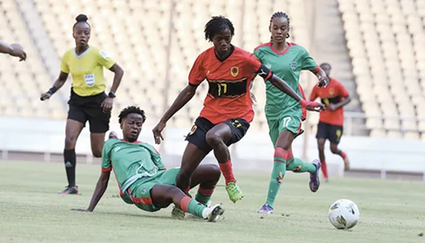 Angola e Namíbia empatam 0-0 na 1.ª mão da qualificação para Los Angeles 2028 no Estádio 11 de Novembro